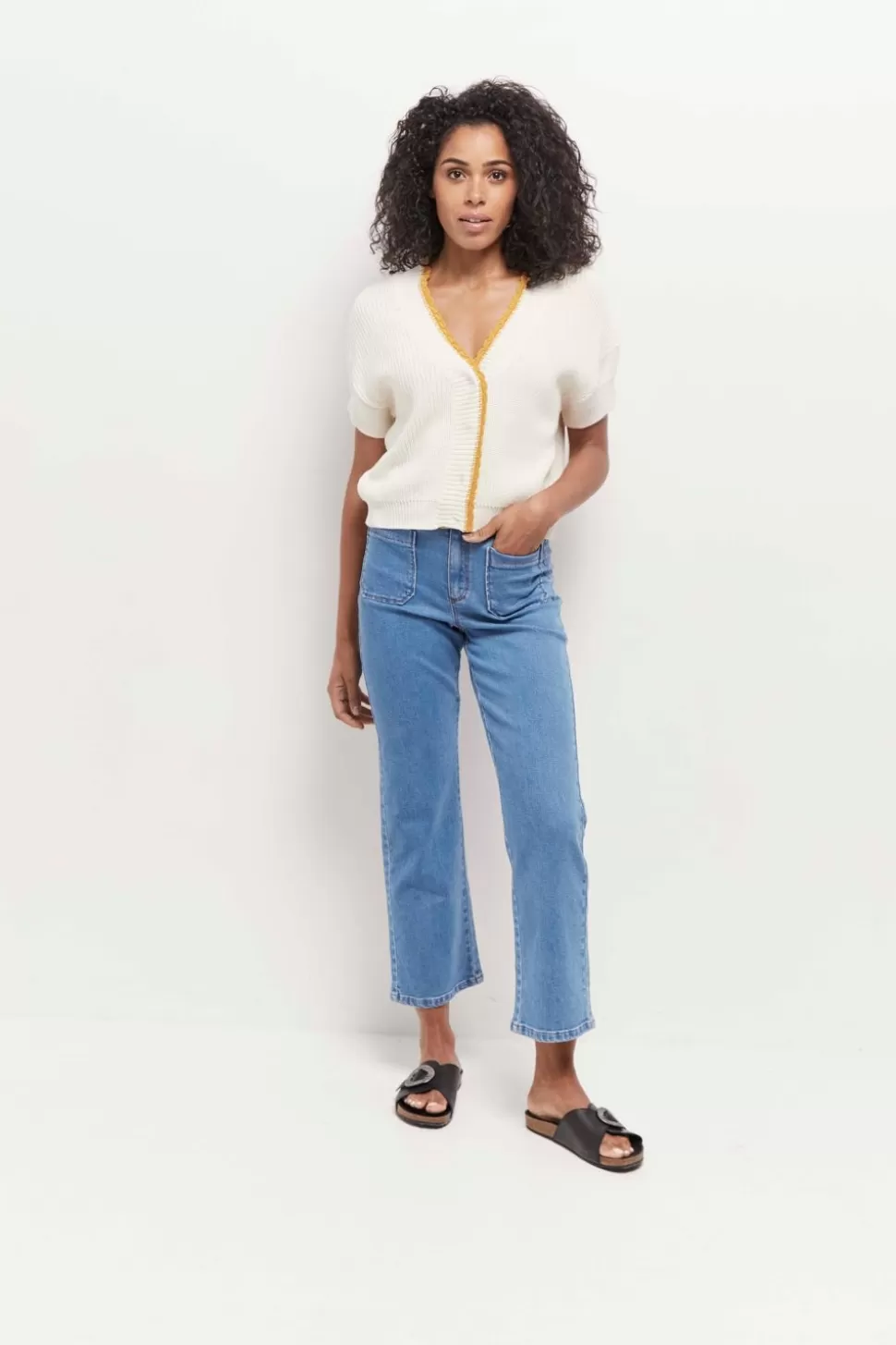 Women One Step Denims & Pants-The Wilona - Baby Blue Waterless Bootcut Jean